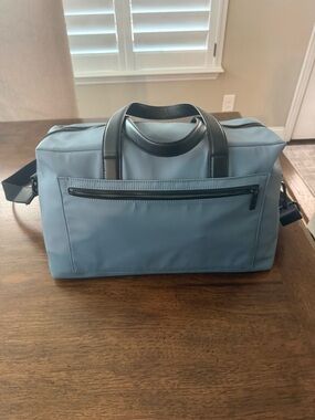 Away Light Blue Duffel with Black Trim